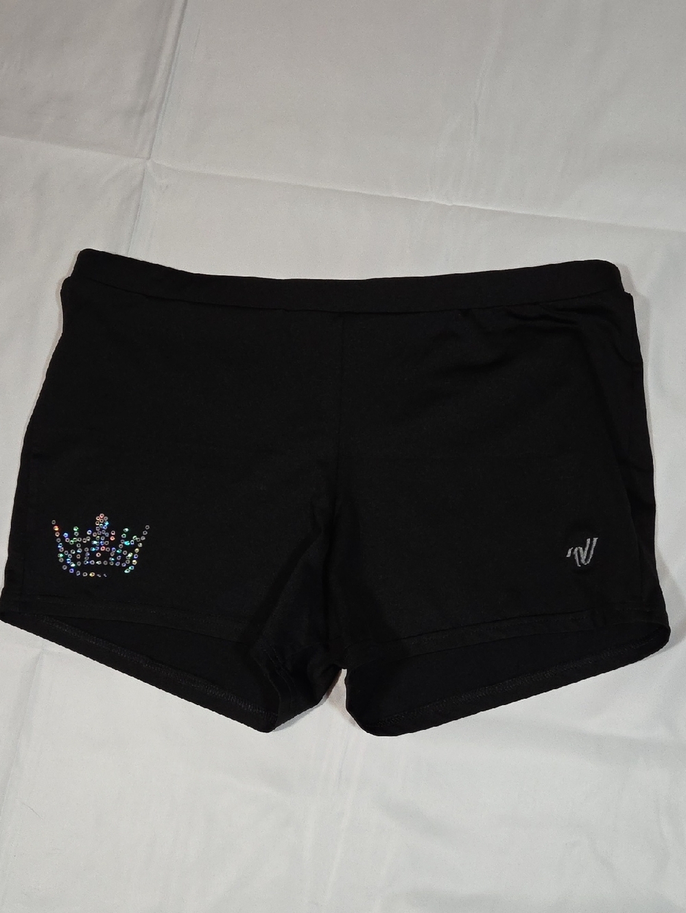 Black Varsity Spirit Shorts Size 2xl Womens